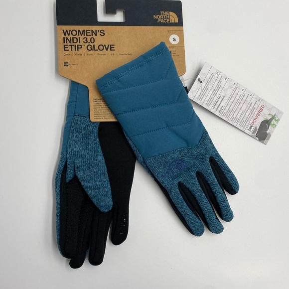 The North Face Accessories | The North Face Women's Indi 3.0 Etip Gloves | Color: Black/Blue | Size: Various | Purplelilac88's Closet